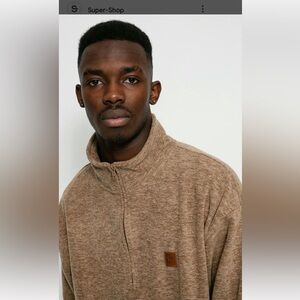 Britton  beta mock neck  1/2 zip sweater size l perfect condition